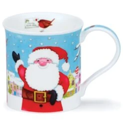 DUNOON Bute Christmas Post Santa Mug