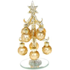 Glass Christmas Tree - Pure Gold Tree Small 4780 (Matte)