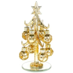Glass Christmas Tree - Pure Gold Tree Small 4780 (Shiny)