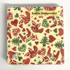 IHR Small Cocktail Napkins/Serviettes - EB Christmas Joy -Spode Xmas Store 7777 1605189071