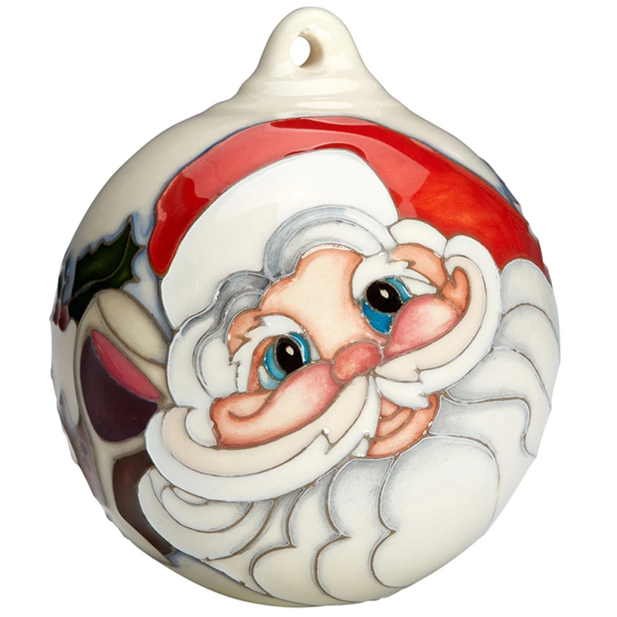 Moorcroft - Bauble Father Christmas 3 Moorcroft - Bauble Father Christmas