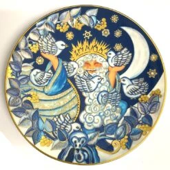 Bing & Grondahl Snow Fairies Christmas Plate 2002 'King Cold'