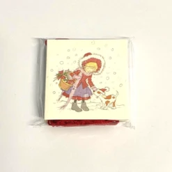 2022 Christmas Strung Gift Tags Pack Of 8 (4 Of 2 Designs) J