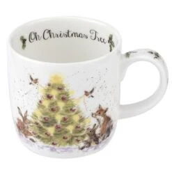 Wrendale Christmas Single Mug Oh Christmas Tree