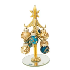 Glass Christmas Tree - Decadant Tone Tree Small 317145 (Blue)
