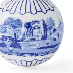 Spode Blue Italian Christmas Bauble Scenic -Spode Xmas Store Picture10 1695906901
