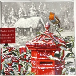 Medici Christmas - Charity Cards 6 Pack 'Morning Post' CHMT0124