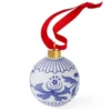 Spode Blue Italian Christmas Bauble Florals -Spode Xmas Store Picture14 1695912917