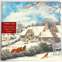Medici Christmas - Charity Cards 6 Pack 'Village' CHMT0102*