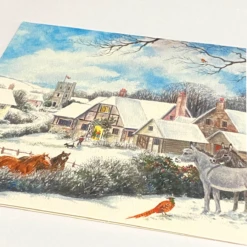 Medici Christmas - Charity Cards 6 Pack 'Village' CHMT0102* -Spode Xmas Store Picture18 1632735421