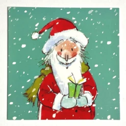 Medici Christmas - 10 Cards In Wallet 'Santa & Rudolph' XMW0041 -Spode Xmas Store Picture18 1662647820