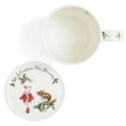 Wrendale Christmas Mug & Coaster Set Winter Mice -Spode Xmas Store Picture1gjghkj 1636365054