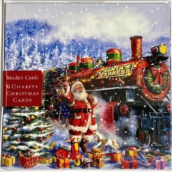 Medici Christmas - Charity Cards 6 Pack 'Santa Express' CHMT0120