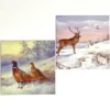 Medici Christmas - 10 Cards In Wallet 'Deer & Pheasants' XMW0049 -Spode Xmas Store Picture2 1662648129