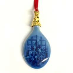 Royal Copenhagen Christmas Drop 2011 'Waiting For Santa Claus' -Spode Xmas Store Picture24 1612263895