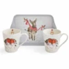 Wrendale Christmas Mug & Tray Set Winter Friends -Spode Xmas Store Picture2htg 1631801905