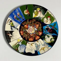 Moorcroft - Twelve Days Of Christmas Plate 785/10 (2015 Edition) -Spode Xmas Store Picture3 1654783126