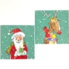 Medici Christmas - 10 Cards In Wallet 'Santa & Rudolph' XMW0041 -Spode Xmas Store Picture3 1662647746