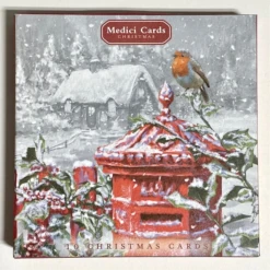 Medici Christmas - 10 Cards In Wallet 'Morning Post' WAM0002 -Spode Xmas Store Picture30 1662373894