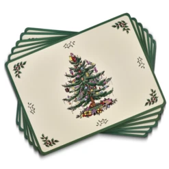 Spode Christmas Tree - Placemats Set Of 6