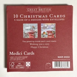 Medici Christmas - 10 Cards In Wallet 'Morning Post' WAM0002 -Spode Xmas Store Picture31 1662373945
