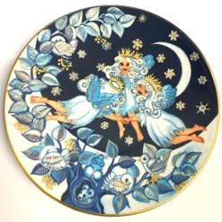 Bing & Grondahl Snow Fairies Christmas Plate 2001 'Snow Fairies'