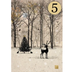 Bug Art Christmas DCC036 Winter Silhouettes 5 Pack Of Cards
