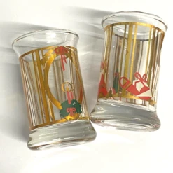 Royal Copenhagen Holmegaard Christmas Dram Glasses Set Of 2 1990 -Spode Xmas Store Picture53 1612801818
