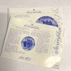 Bing & Grondahl Christmas Plate 'Santa In Russia' 1997 -Spode Xmas Store Picture58 1612542426