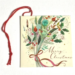 2022 Christmas Strung Gift Tags Pack Of 6 (one Design) T