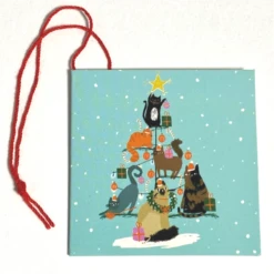 2022 Christmas Strung Gift Tags Pack Of 6 (one Design) X