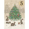 Bug Art Christmas DCC034 Rabbits Tree 5 Pack Of Cards -Spode Xmas Store Picture69 1662390842