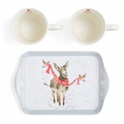 Wrendale Christmas Mug & Tray Set Winter Friends -Spode Xmas Store Picture6aaa 1631802296