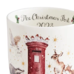 Wrendale Christmas Large Mug Xmas Post Ltd. Ed. 2023 -Spode Xmas Store Picture71 1696533931