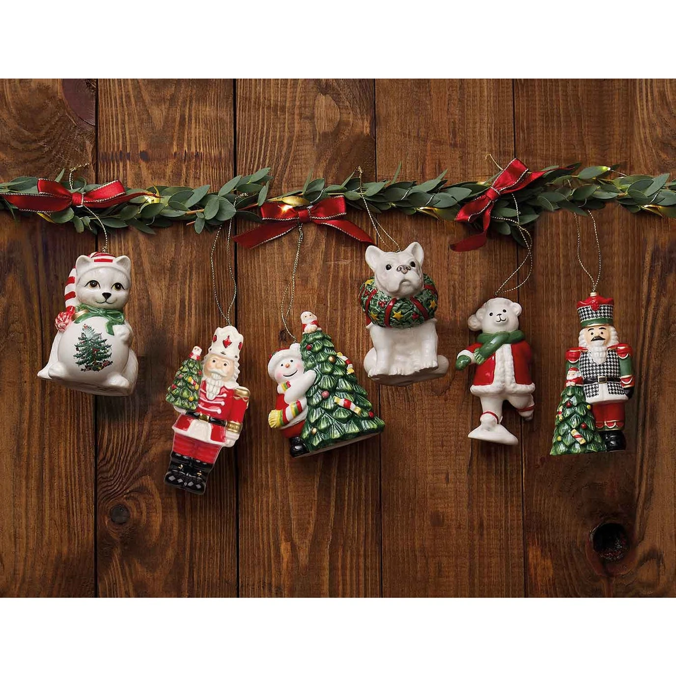 Spode Christmas Tree - Ornament Playful Kitten 6 Spode Christmas Tree - Ornament Playful Kitten - Image 4