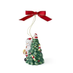 Spode Christmas Tree - Ornament Snowman Hugging Christmas Tree -Spode Xmas Store Picture83 1696618026