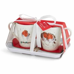 Wrendale Christmas Mug & Tray Set Winter Friends -Spode Xmas Store Picture8aaa 1631802331