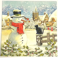 Paper House Christmas - Charity Single Card 'A Gift' CHPT0110*