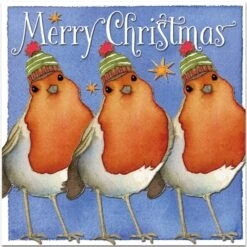Emma Ball Christmas Dancing Robins (Pack Of 6) Cards XM92
