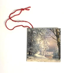 2022 Christmas Strung Gift Tags Pack Of 8 (4 Of 2 Designs) D -Spode Xmas Store Z 1605970898