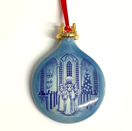 Royal Copenhagen Christmas Drop 1991 'Festival Of Santa Lucia' 3 Royal Copenhagen Christmas Drop 1991 'Festival Of Santa Lucia'