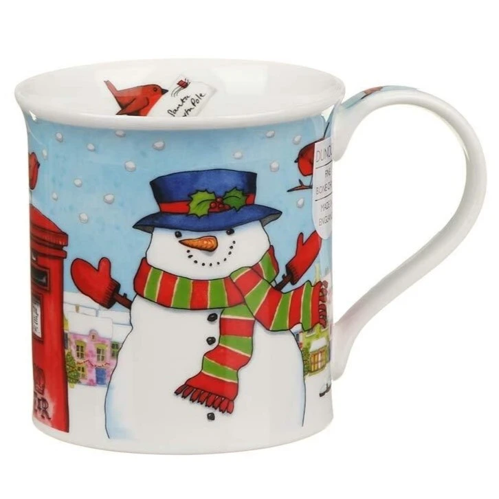DUNOON Bute Christmas Post Snowman Mug 7 DUNOON Bute Christmas Post Snowman Mug - Image 5