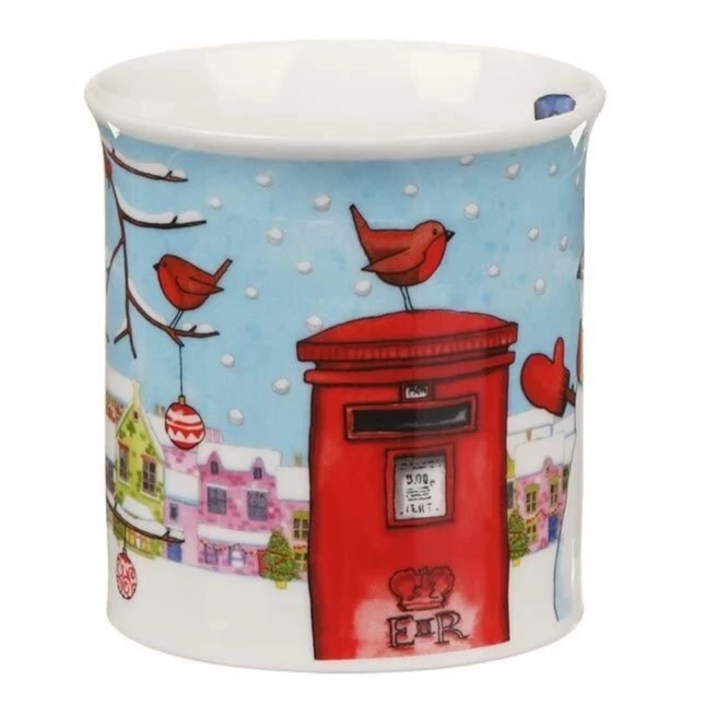 DUNOON Bute Christmas Post Snowman Mug 6 DUNOON Bute Christmas Post Snowman Mug - Image 4