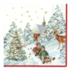 IHR Small Cocktail Napkins/Serviettes - Annual Christmas Snow -Spode Xmas Store fdgdfg 1600696672