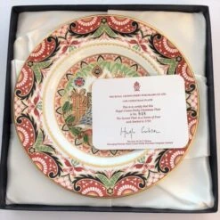 Royal Crown Derby 1998 Christmas 8.5" Plate -Spode Xmas Store image3 1536239845