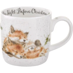 Wrendale Christmas Single Mug Night Before Christmas (Fox)