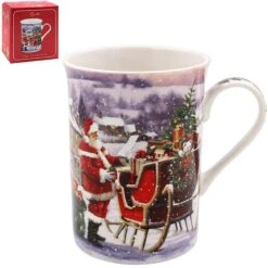 Christmas Mug Santa & Sleigh LP52637