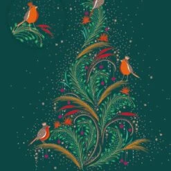 Gift Wrap - Sara Miller Christmas Tree Roll Wrapping Paper 3M