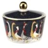 Sara Miller Christmas Geese Lidded Bowl 9167