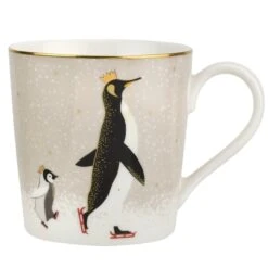 Sara Miller Christmas Penguin Mug 8914
